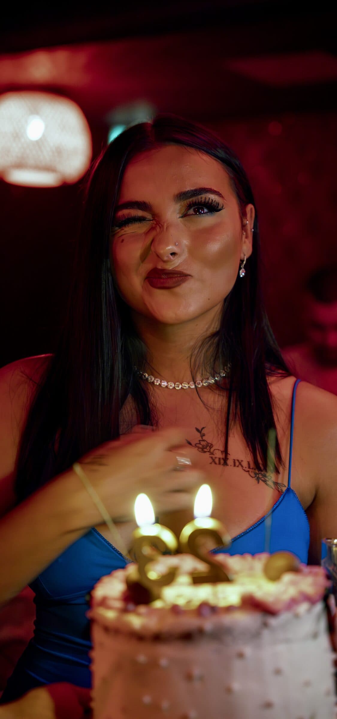 Portrait lors d'un anniversaire privé au club La Perla